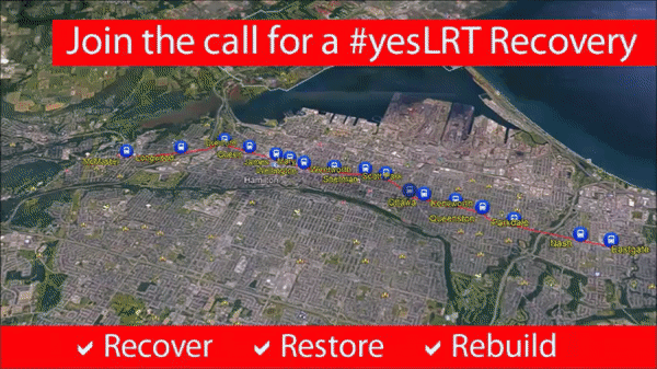 Follow the LRT route
